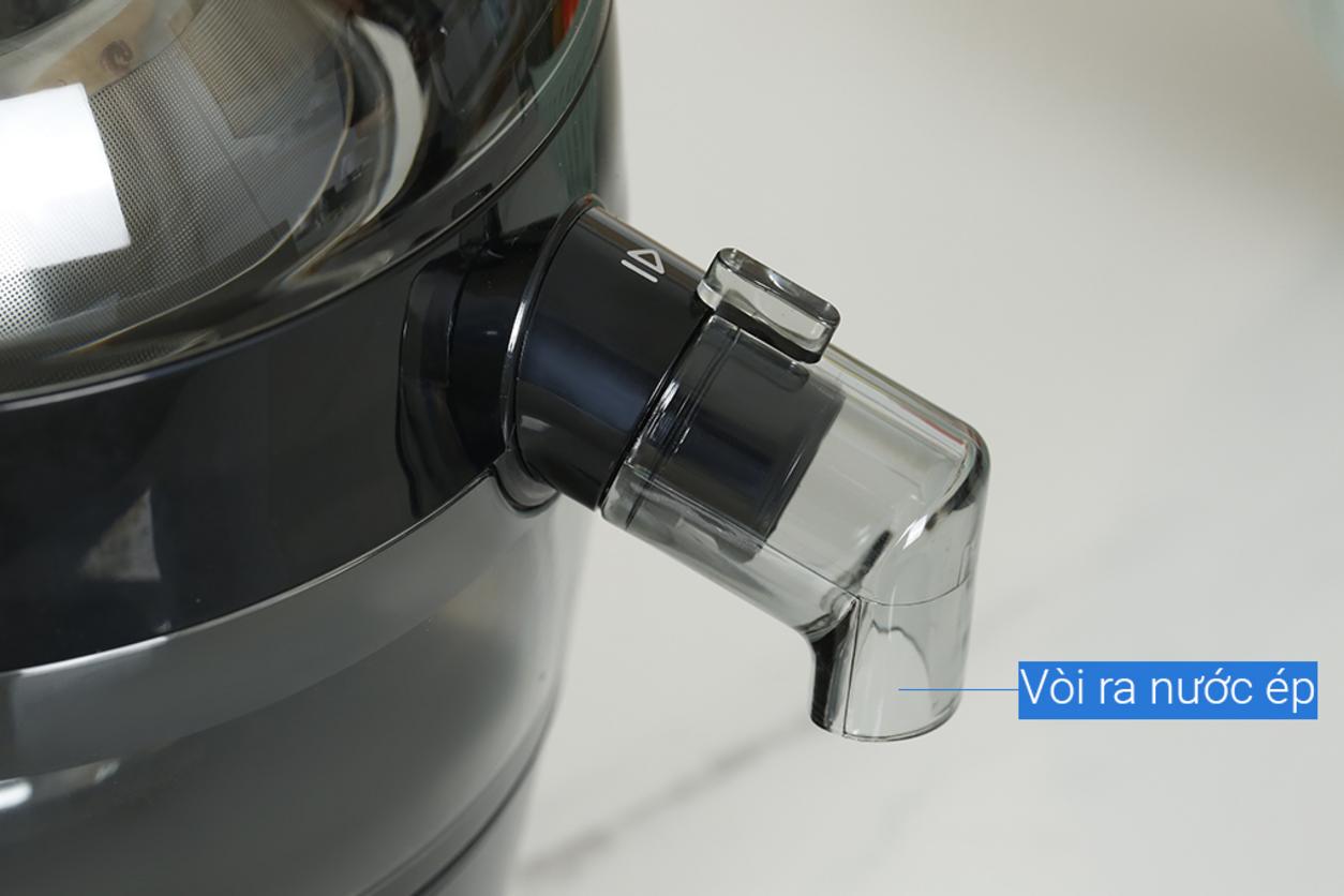 Ống tiếp 60mm giúp giảm thời gian sơ chế.