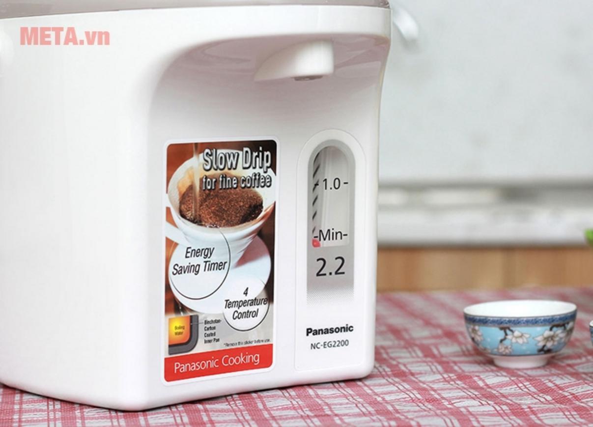 4 mức nhiệt giúp pha trà, cà phê và sữa tiện hơn.