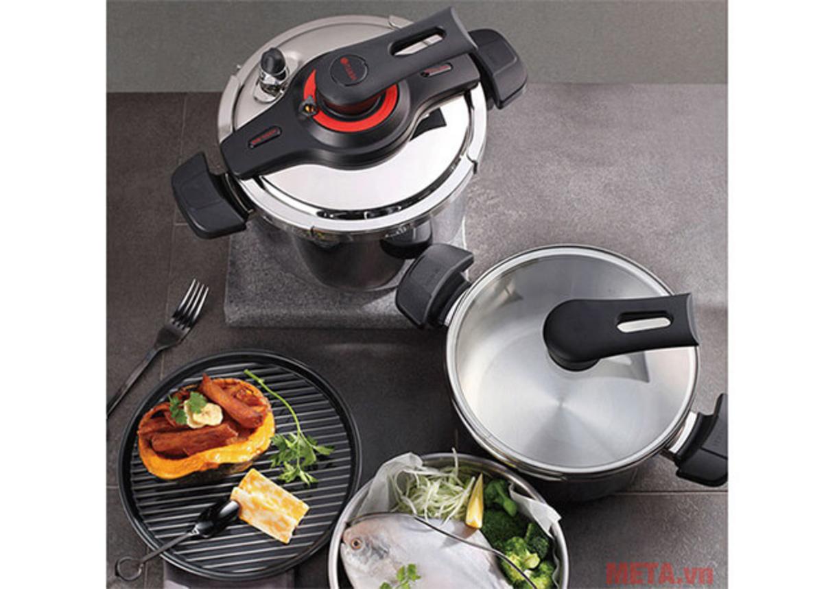 Hệ thống an toàn giúp sử dụng nồi yên tâm hơn.