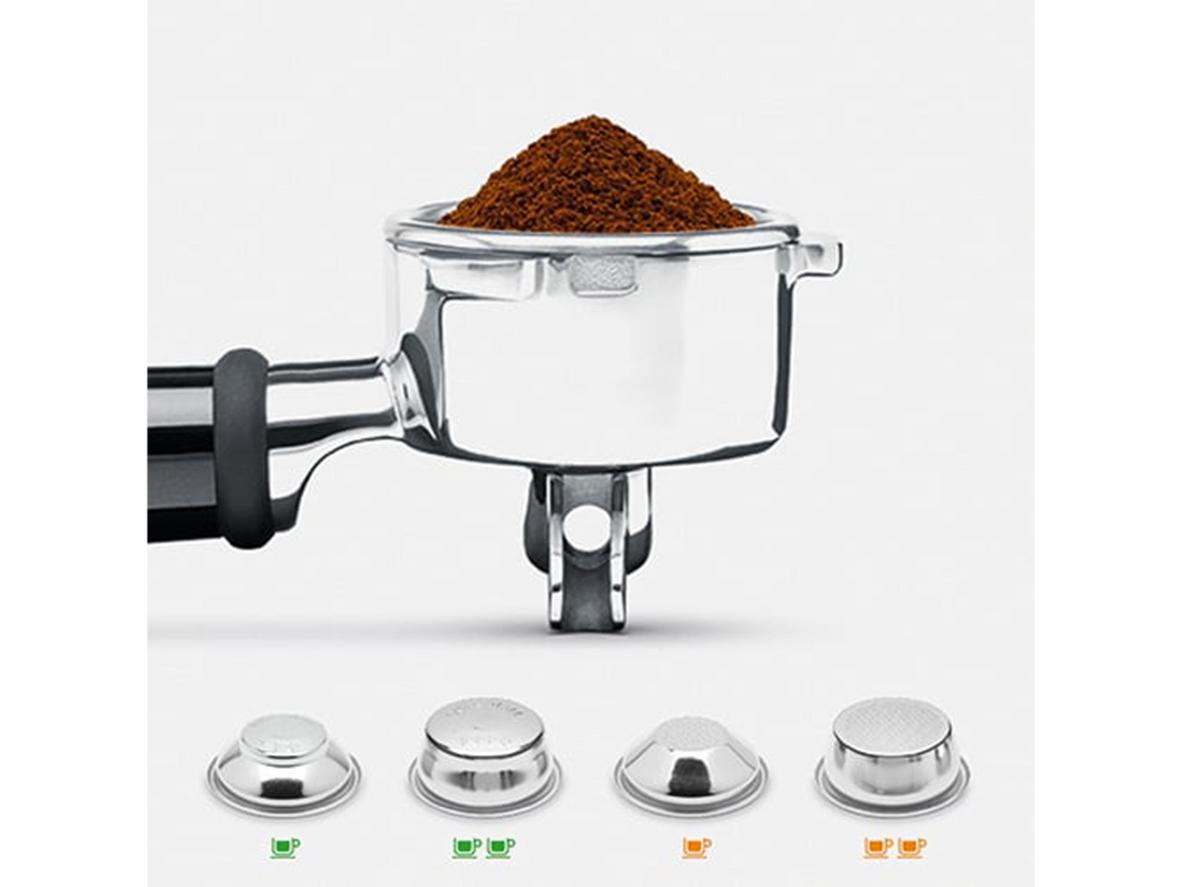 Portafilter 54mm hỗ trợ chiết xuất đậm vị và ổn định hơn.