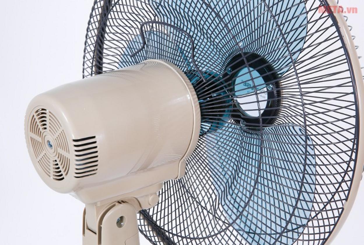 Motor bạc thau và cầu chì nhiệt tăng độ bền, an toàn khi dùng.