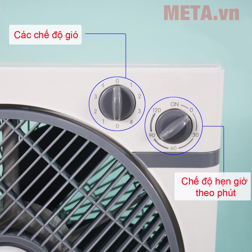Động cơ bạc thau giúp quạt vận hành êm ái hơn.