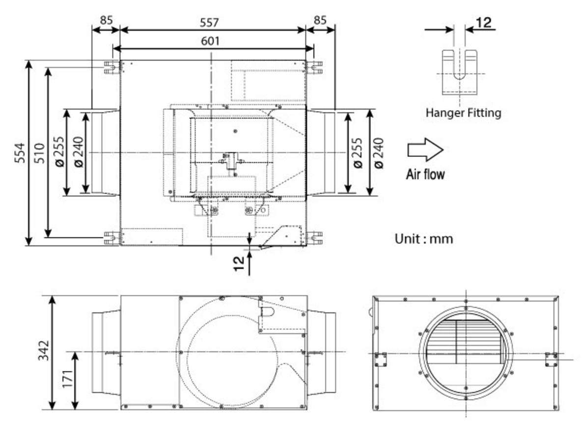 Panasonic FV-28NX3 vận hành êm với độ ồn thấp