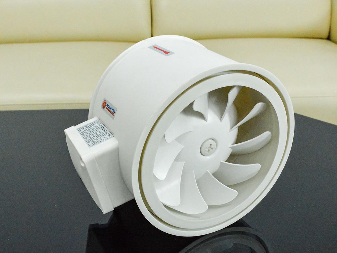 Khả năng hút mùi và đẩy gió mạnh của Sunfan HT-200P