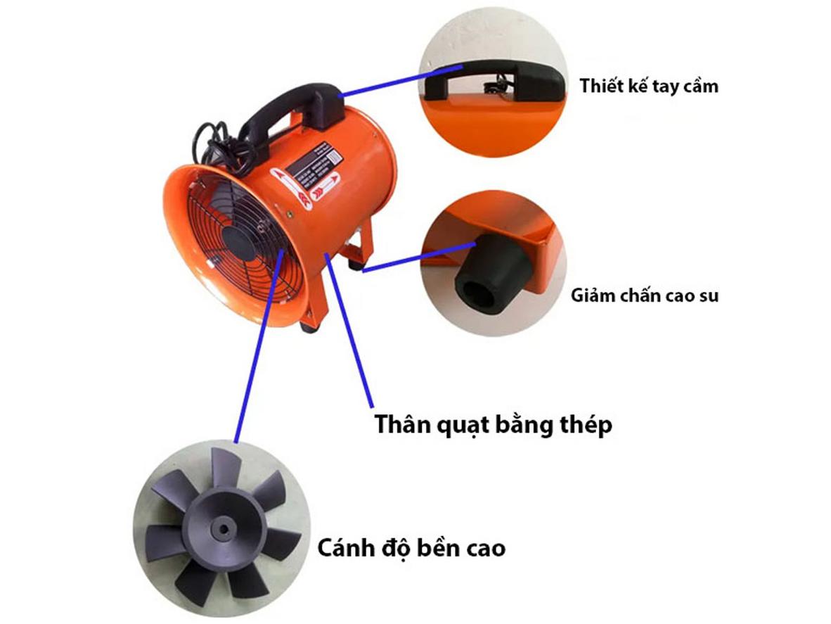 Thiết kế xách tay tiện lợi của Sunfan SHT-30
