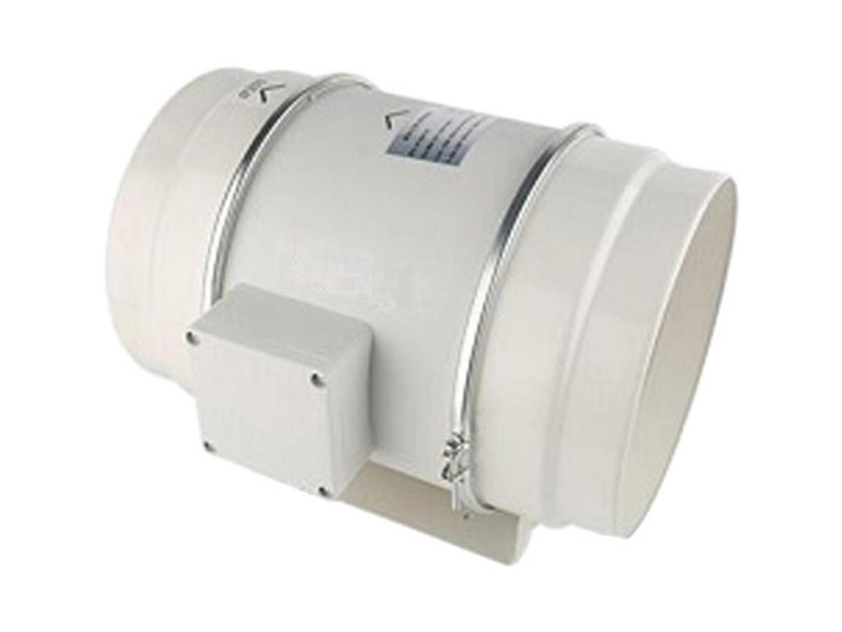 Sơ đồ luồng gió cho thấy KyungJin NF-315 phù hợp hệ thống ống dẫn dài và trở lực cao.