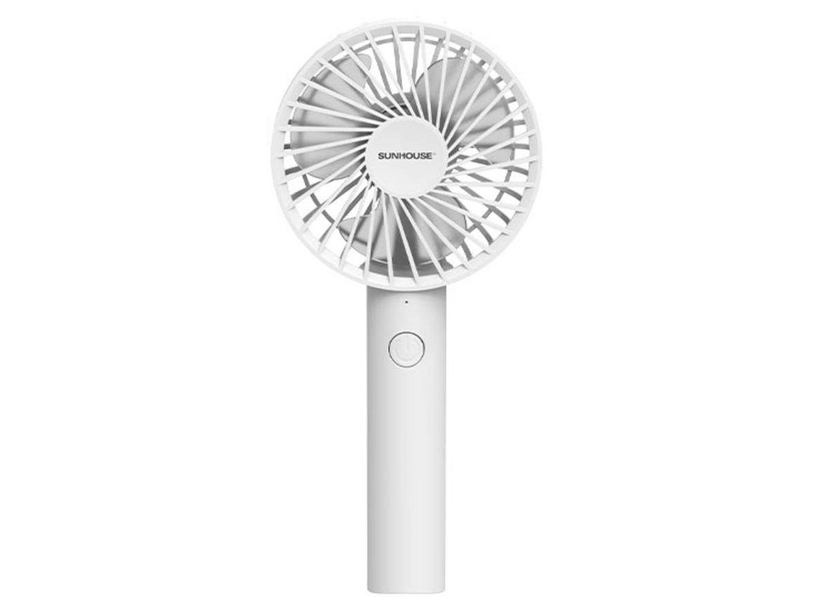 Quạt mini cầm tay Sunhouse SHD7109 nhỏ gọn, tiện mang theo, phù hợp nhu cầu làm mát cá nhân.