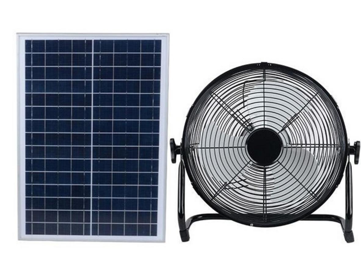 Quạt năng lượng mặt trời Jindian JD-S99 — giải pháp làm mát tiết kiệm điện và chủ động khi mất điện.