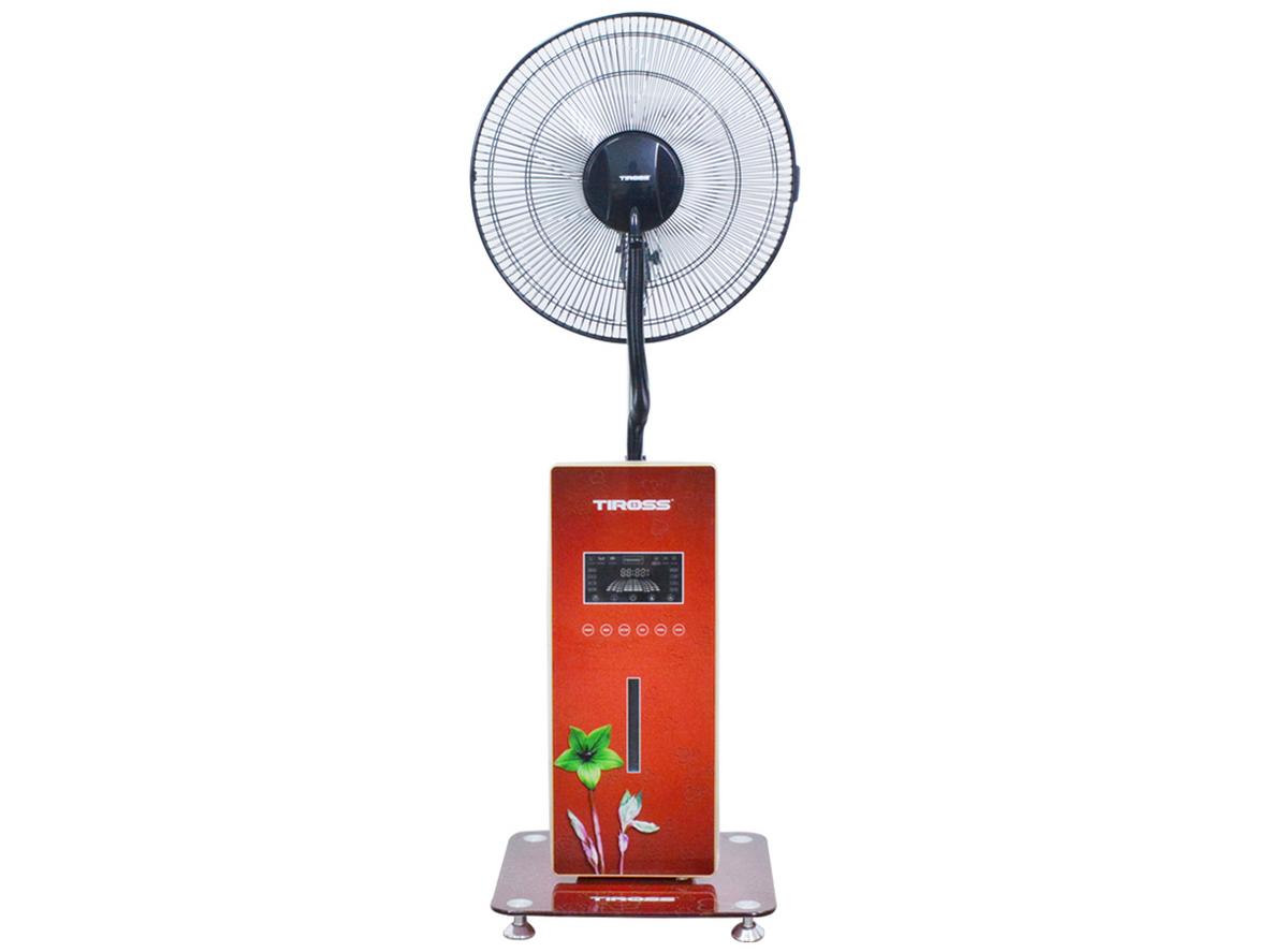 Quạt phun sương phím cảm ứng Tiross TS-891 cho không gian vừa và nhỏ.