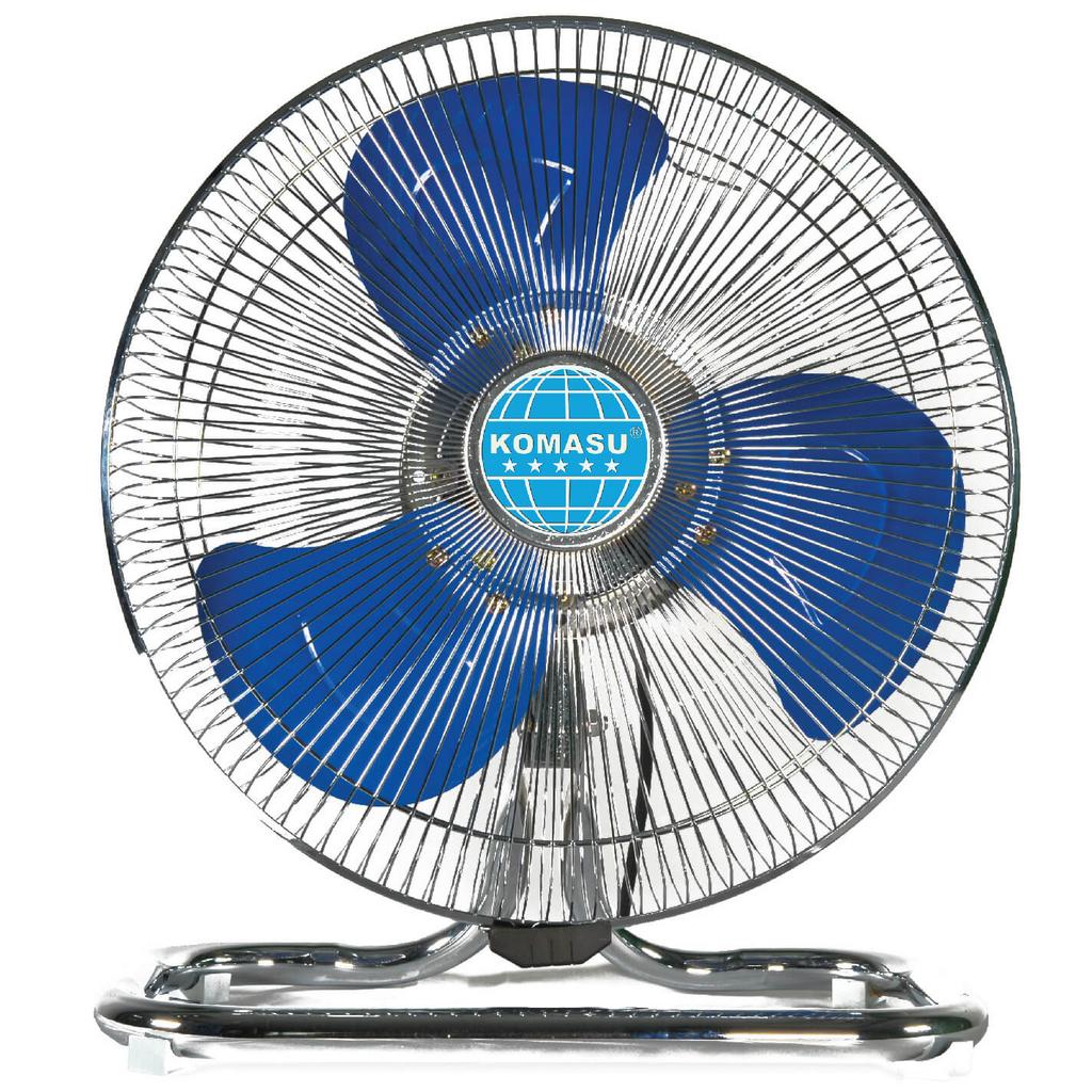 Quạt quỳ Komasu BS40TN - kiểu quạt sàn gọn, mạnh và bền.