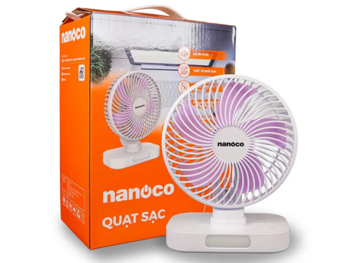 NRF6219W nổi bật với 4 cấp độ gió, xoay đảo gió và đèn LED.