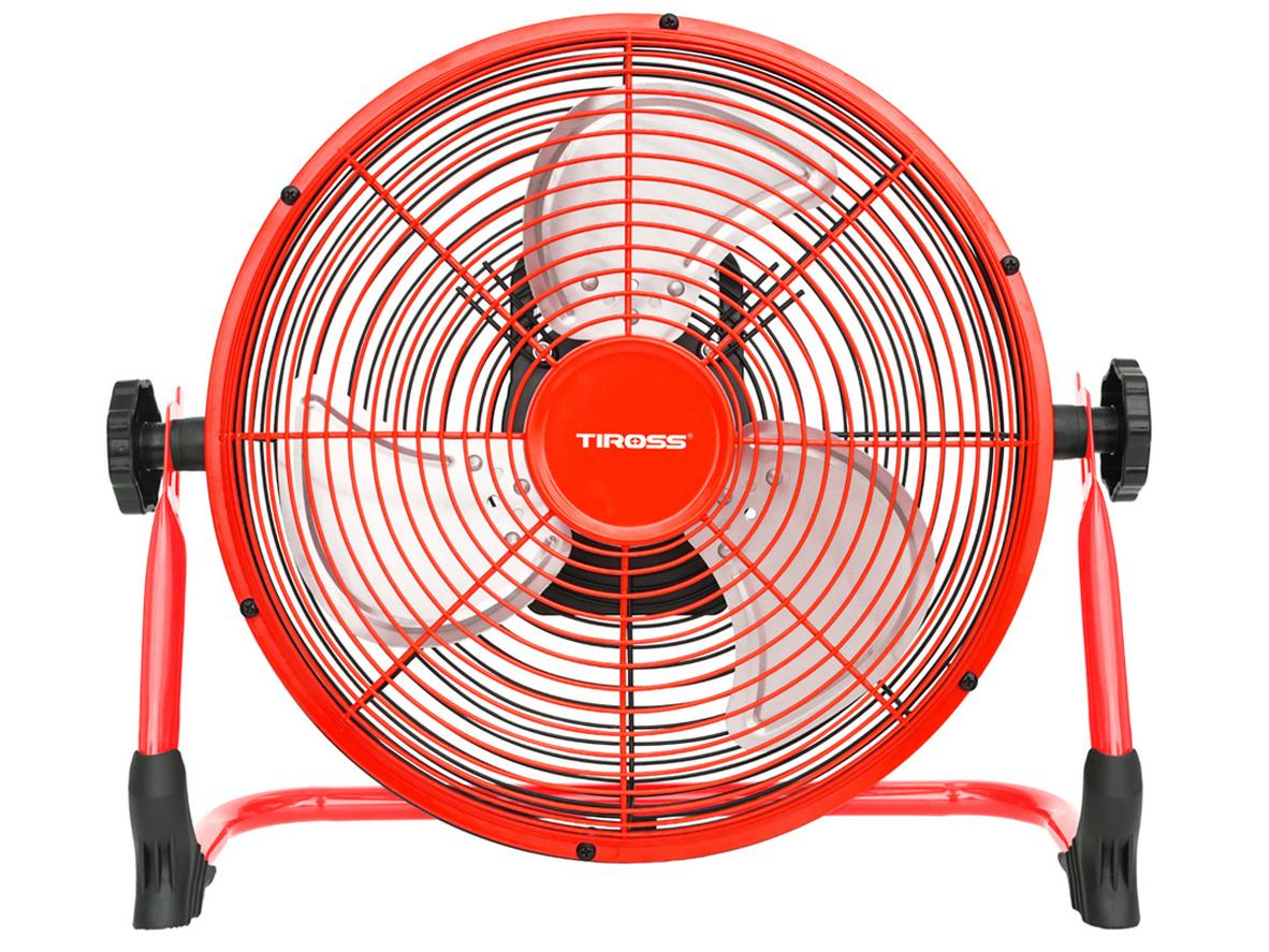 Quạt sạc tích điện Tiross TS9178 12 inch cho nhu cầu làm mát linh hoạt cả khi cắm điện lẫn khi mất điện.