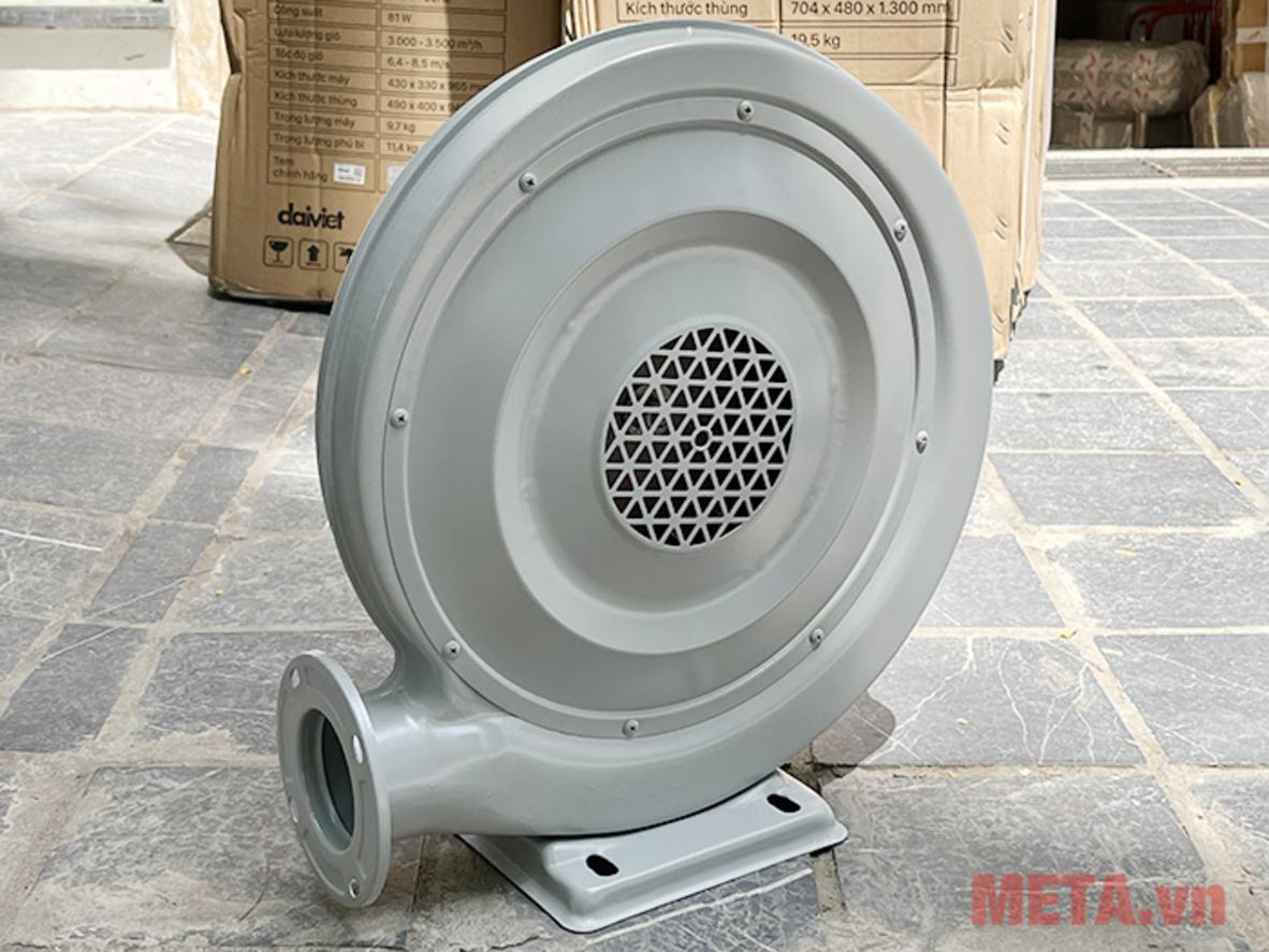 CTZ 550W tạo áp lực gió cao, phù hợp ống dẫn và môi trường trở lực lớn.