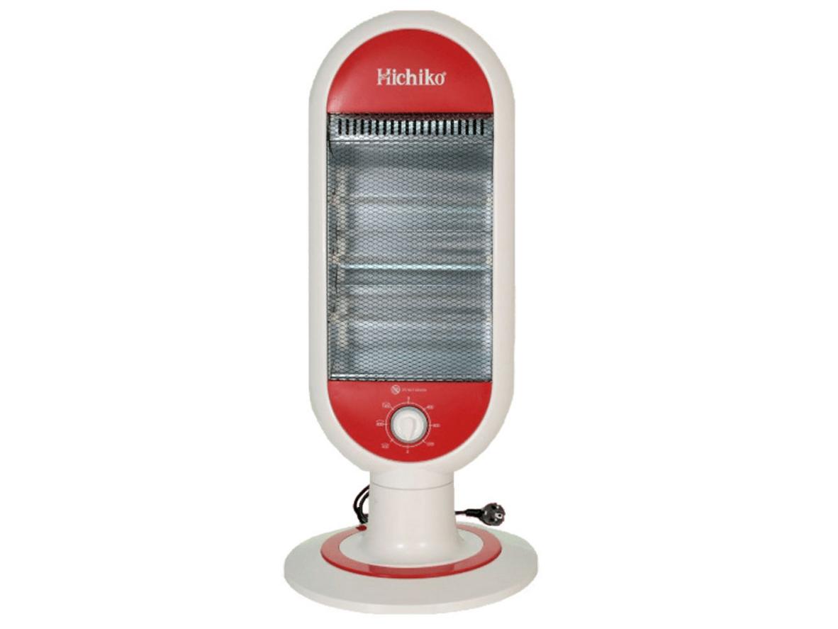 Quạt sưởi Halogen Hichiko HC 1209 phù hợp cho phòng 5–20 m², làm ấm nhanh và dễ thao tác.