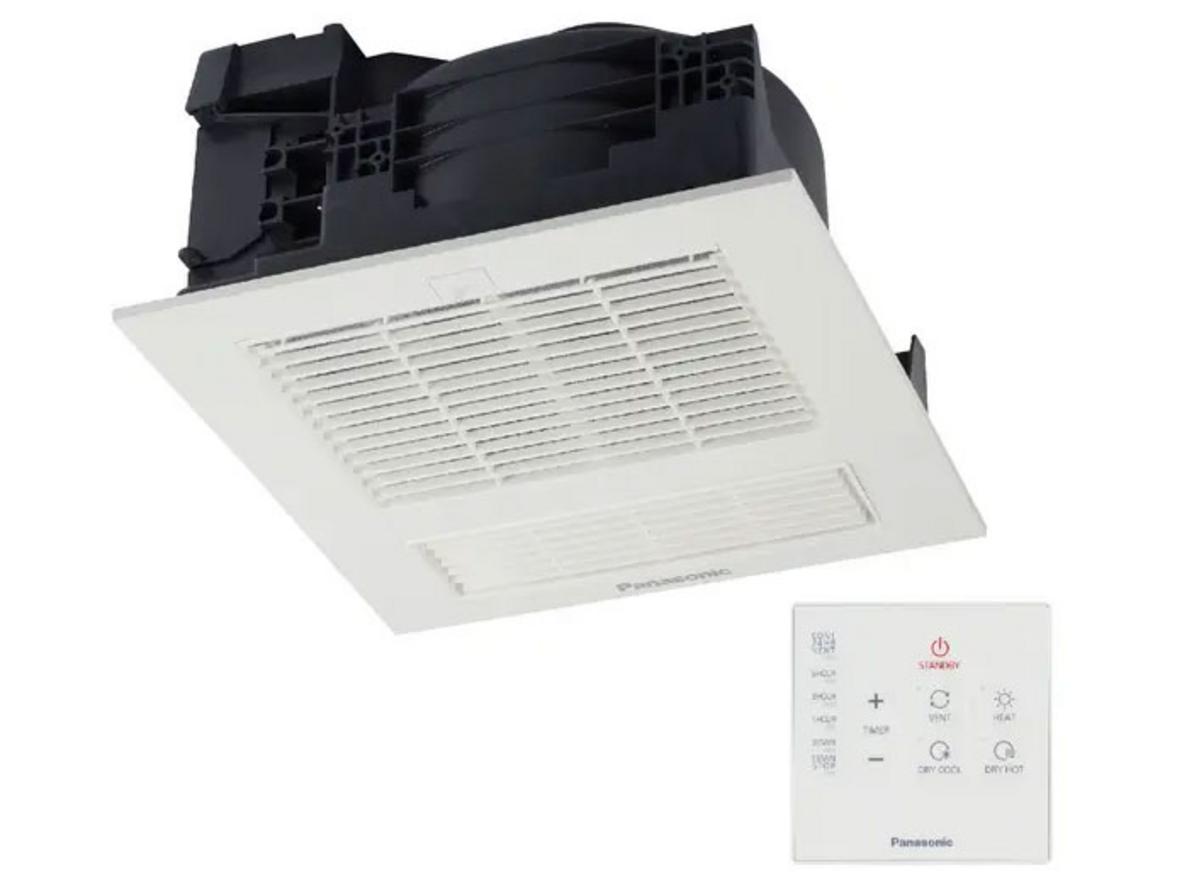 Panasonic FV-30BY1 mang lại 4 chức năng trong một thiết bị âm trần gọn gàng.