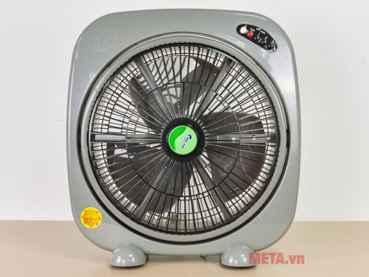 Sải cánh 45cm giúp BF1699 tạo luồng gió rộng và mạnh.
