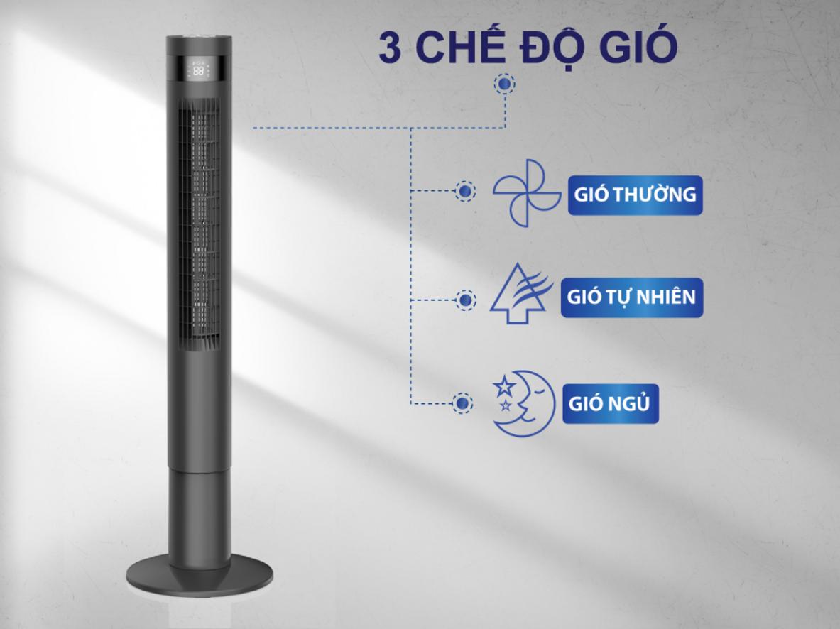 Thiết kế không cánh và thân gọn phù hợp gia đình có trẻ nhỏ.