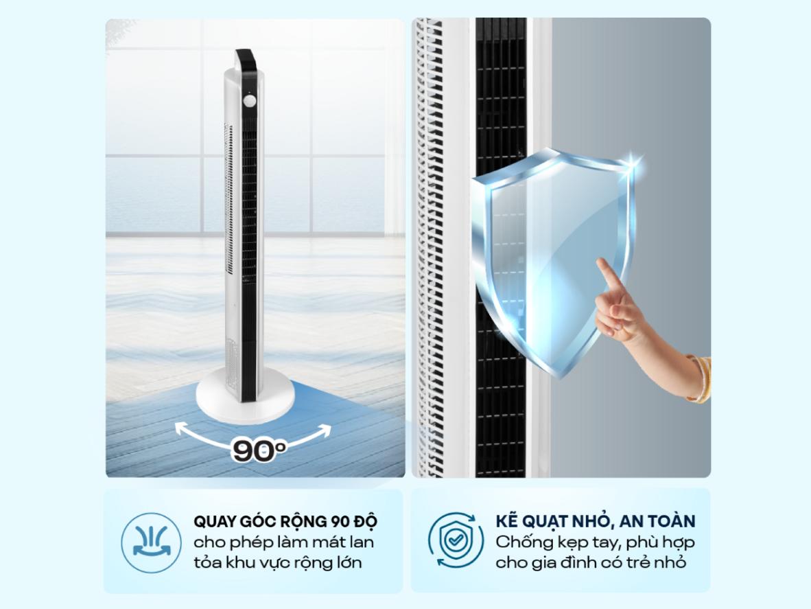 Độ ồn thấp phù hợp dùng ban đêm.