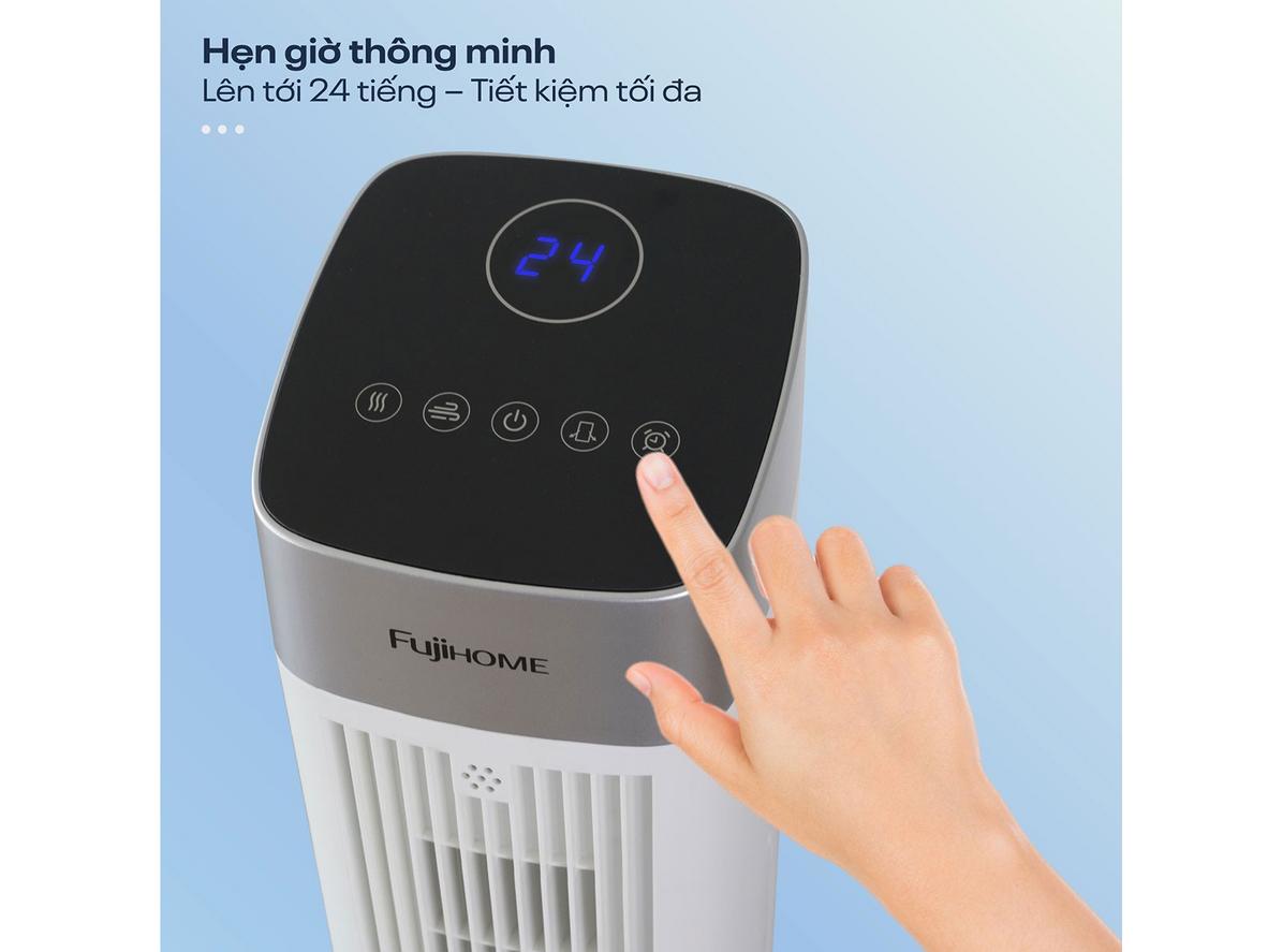 Lưu lượng gió 631 m³/h giúp TF-51E làm mát đều trong không gian sinh hoạt.