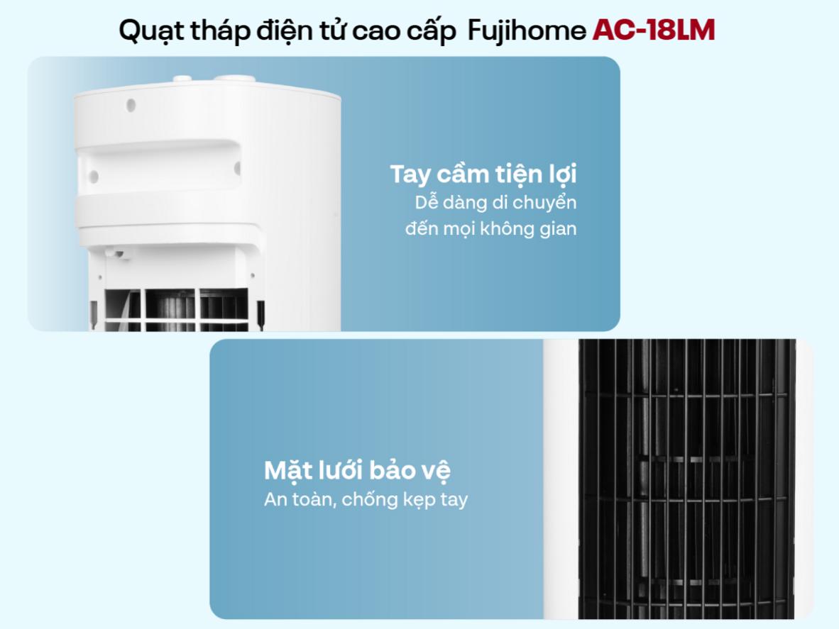 Thiết kế và tính năng phù hợp nhu cầu làm mát trong khí hậu nóng ẩm.