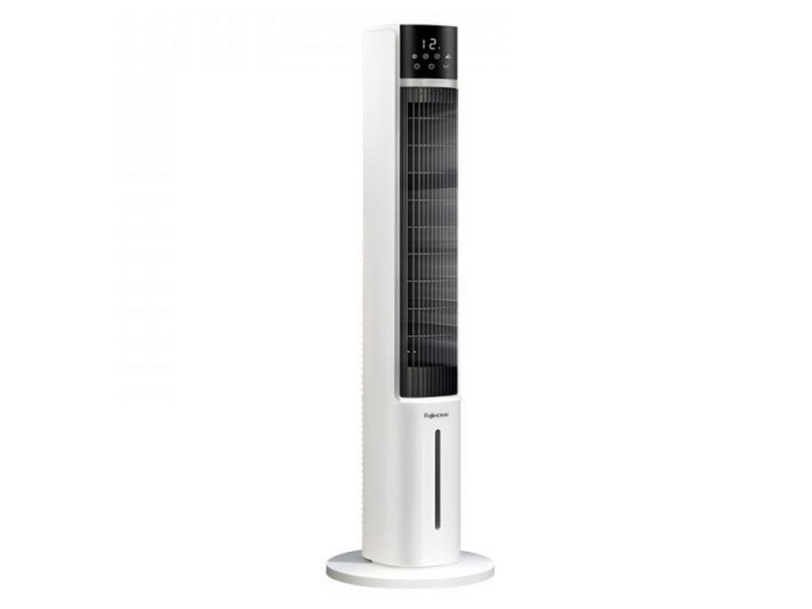 Fujihome AC-DT5E mang thiết kế tháp không cánh gọn gàng, an toàn và hiện đại.