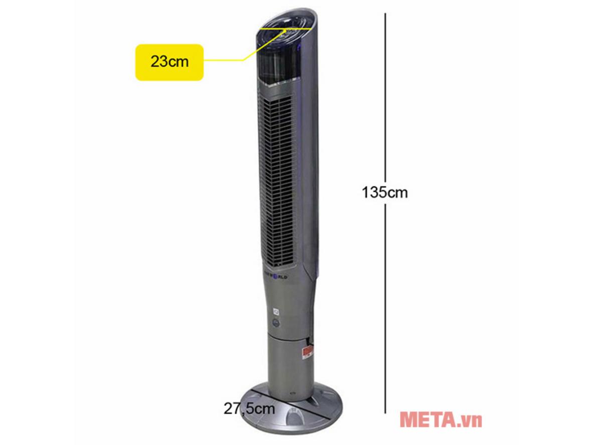 Quạt tháp Panworld PW-039H với thiết kế gọn đẹp và nhiều tiện ích hiện đại.