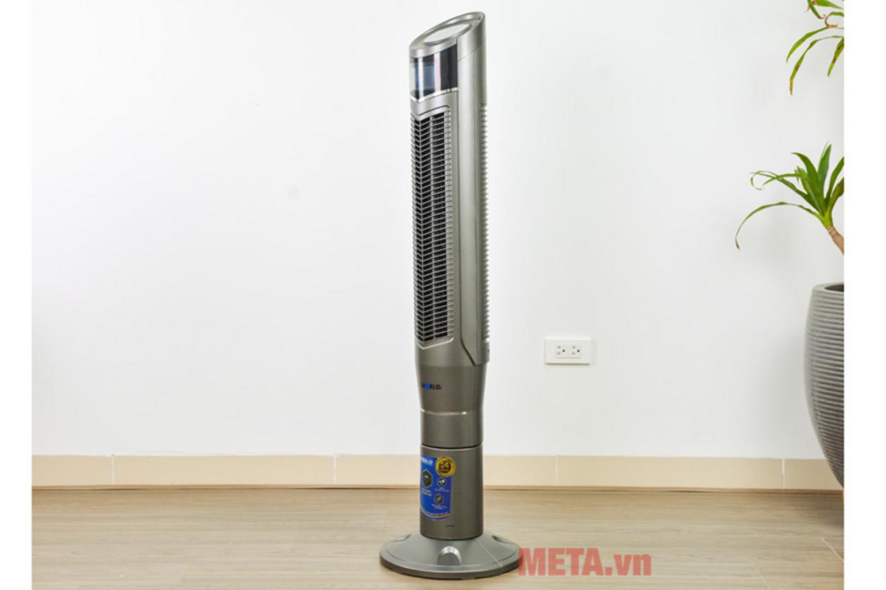 Remote, LCD và hẹn giờ 24 giờ giúp sử dụng quạt rất tiện.
