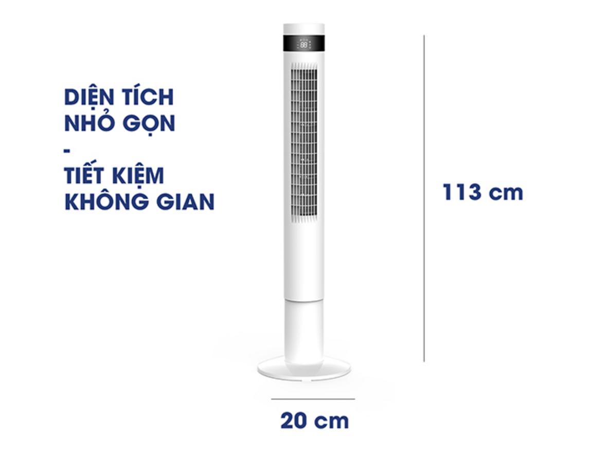 PW-8105 tạo luồng gió dễ chịu, phù hợp phòng ngủ và căn hộ nhỏ.