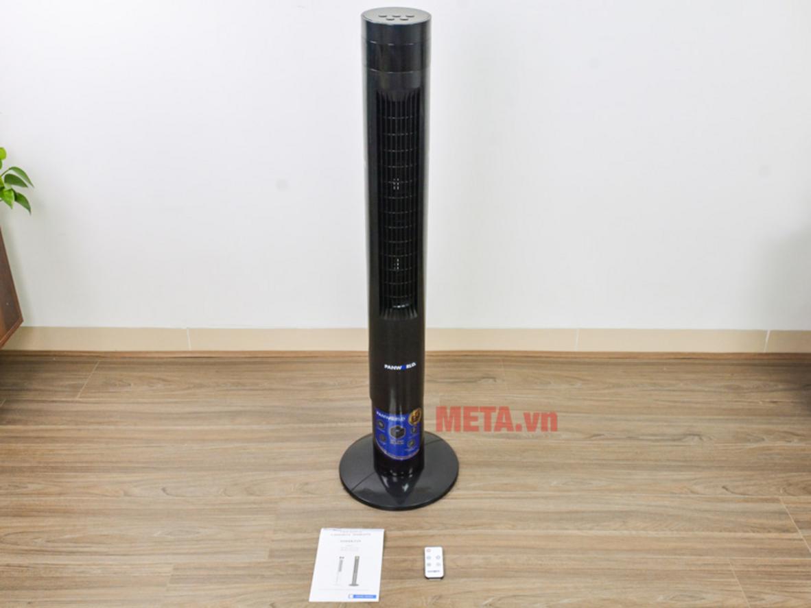 Công suất 50W và góc quay 90 độ giúp phân phối gió đều hơn trong phòng.