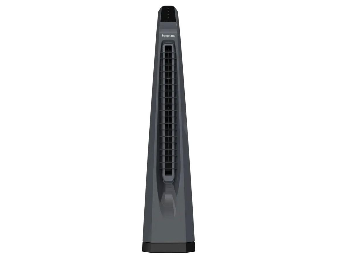 Quạt tháp Symphony SPN-23I nổi bật với thiết kế gọn, không cánh và hiện đại.