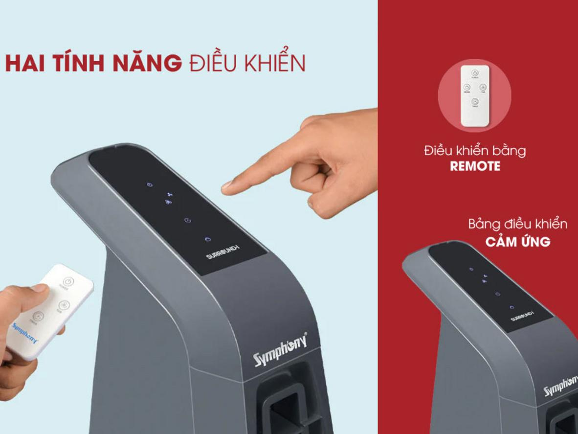 Remote và cảm ứng giúp thao tác tiện hơn trong sinh hoạt hằng ngày.