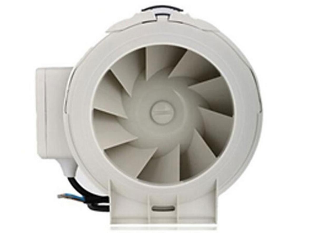 Thiết kế mixed flow giúp DPT-100P hút gió ổn định hơn qua đường ống.