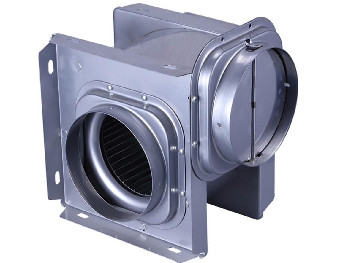 Quạt thông gió âm trần Nanyoo DPT10-11C lắp gọn trên trần thạch cao, phù hợp phòng kín 10–15 m².