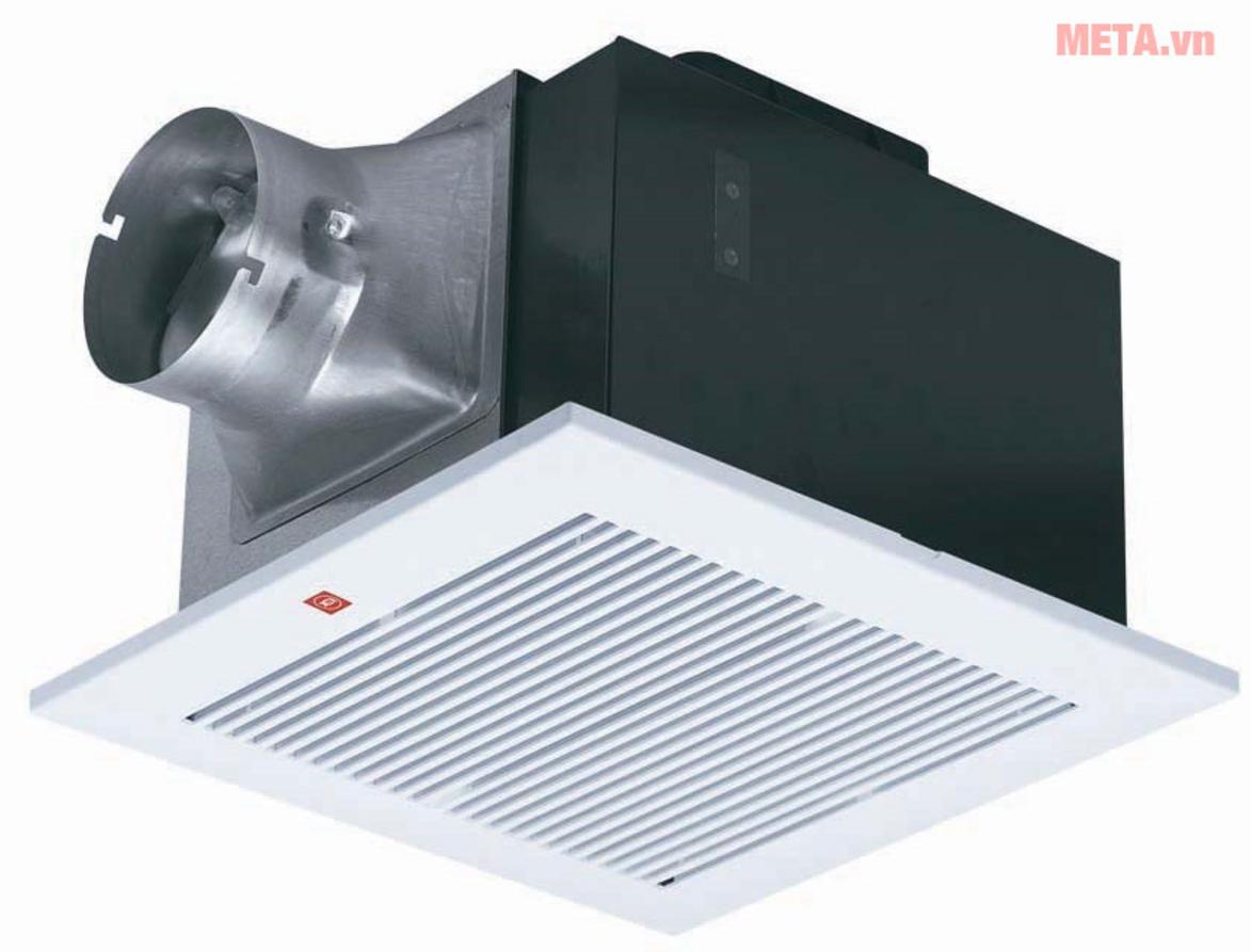 Quạt thông gió gắn trần KDK 27CHH thiết kế âm trần gọn đẹp, vận hành siêu êm 30–34 dB(A).
