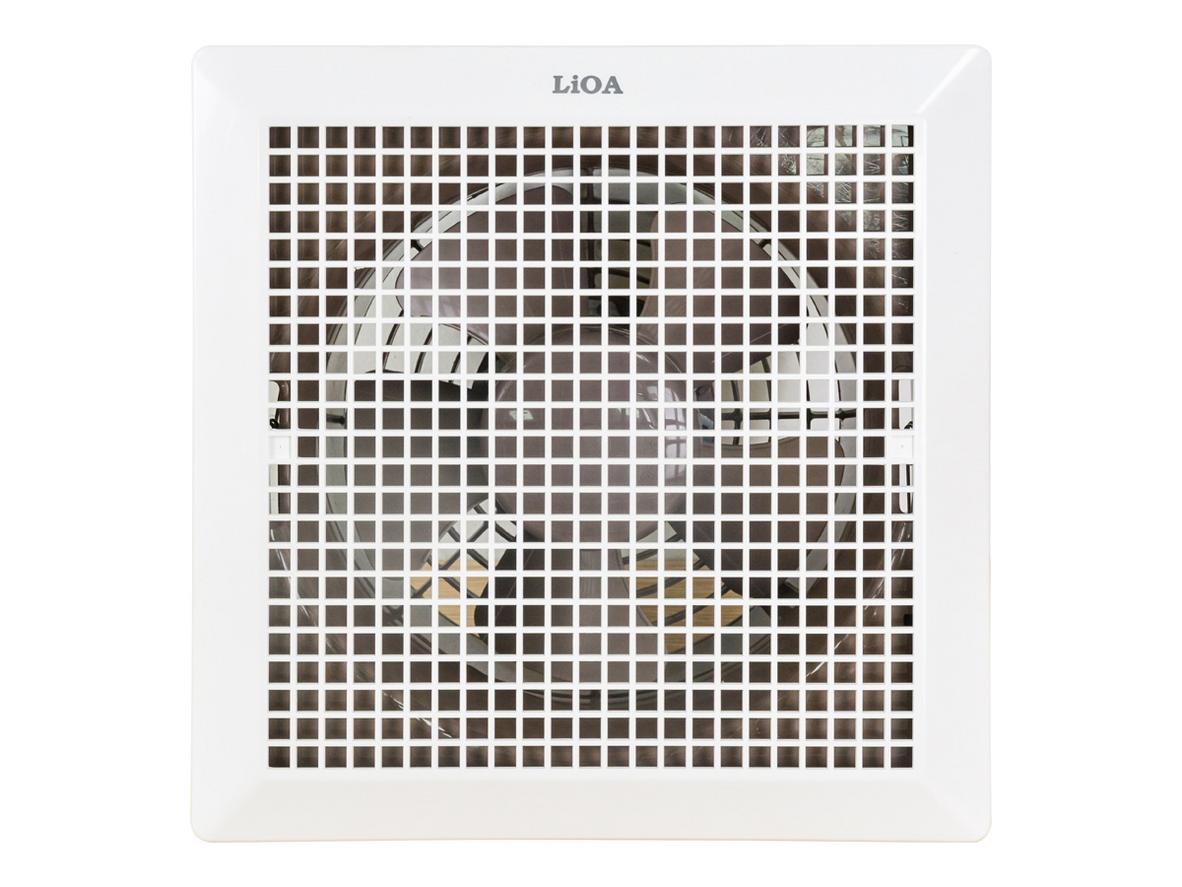 Quạt thông gió gắn trần Lioa EVF20CUT1 lắp âm trần gọn đẹp, phù hợp nhà vệ sinh và phòng kín.