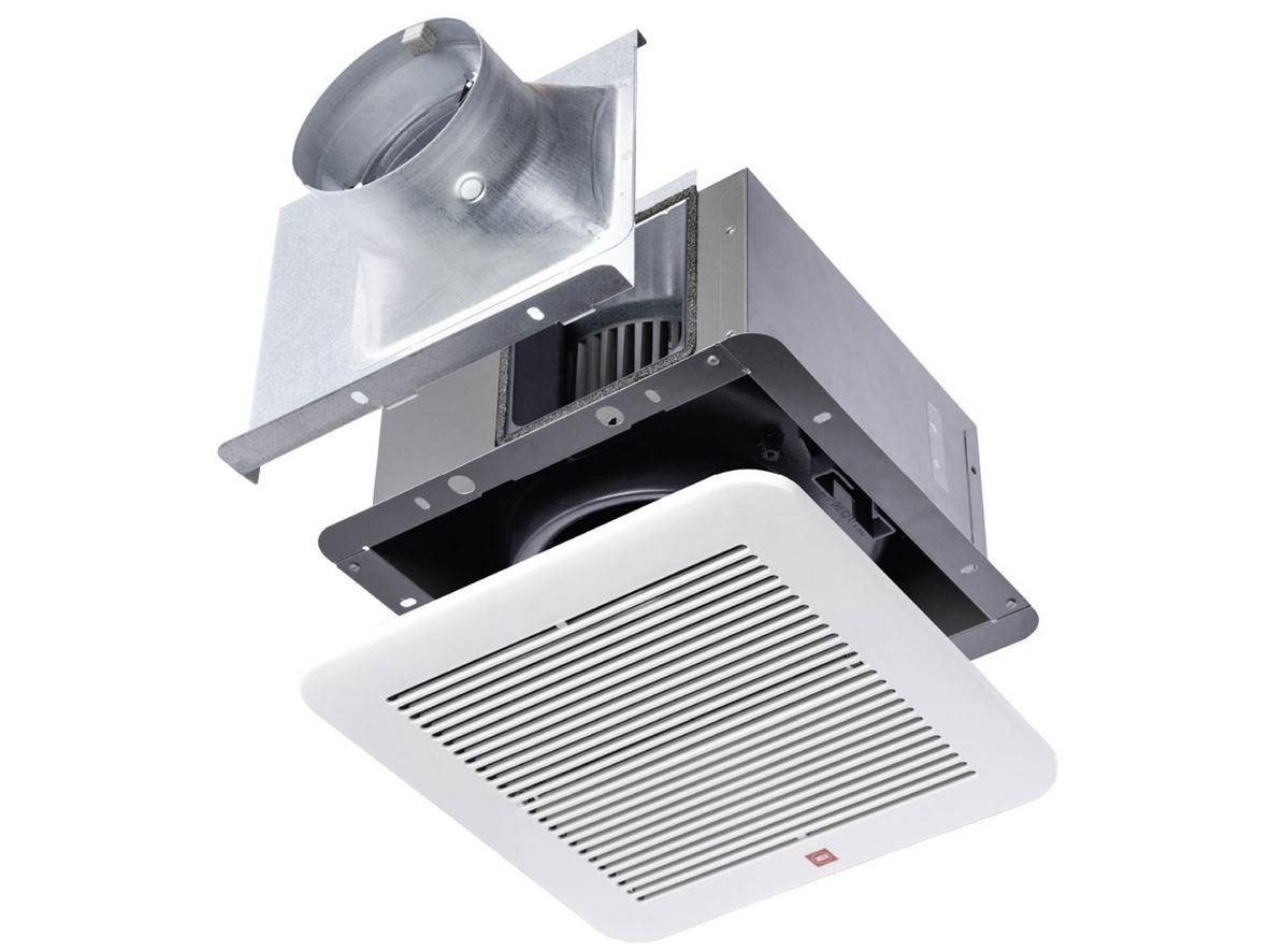 KDK 24CUG lắp âm trần thạch cao gọn gàng, tối ưu thoát mùi và hơi ẩm.