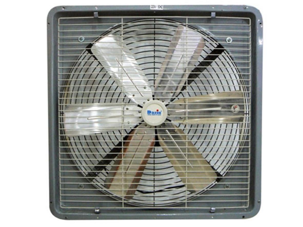 Quạt thông gió siêu công nghiệp khung vuông Komasu V680-S cho nhà xưởng, kho hàng và trang trại