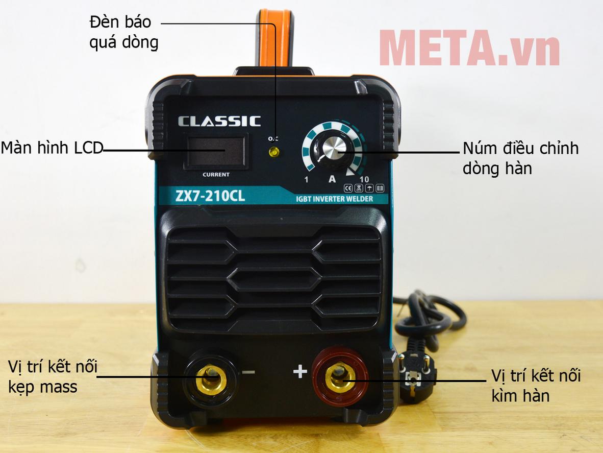 Máy hỗ trợ que 3.2mm tối ưu và hàn được que 4.0mm.