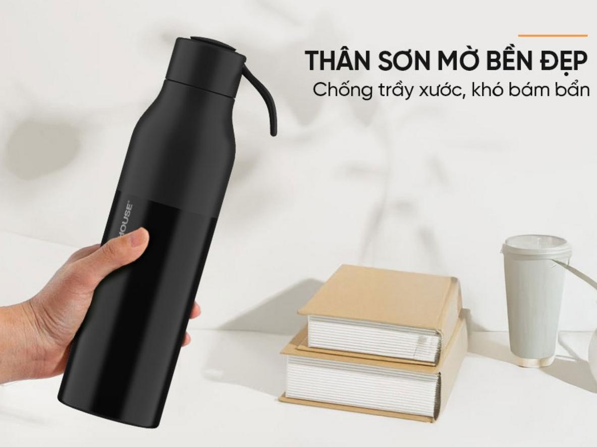 Ruột Inox 304 cho cảm giác an tâm khi dùng hằng ngày.