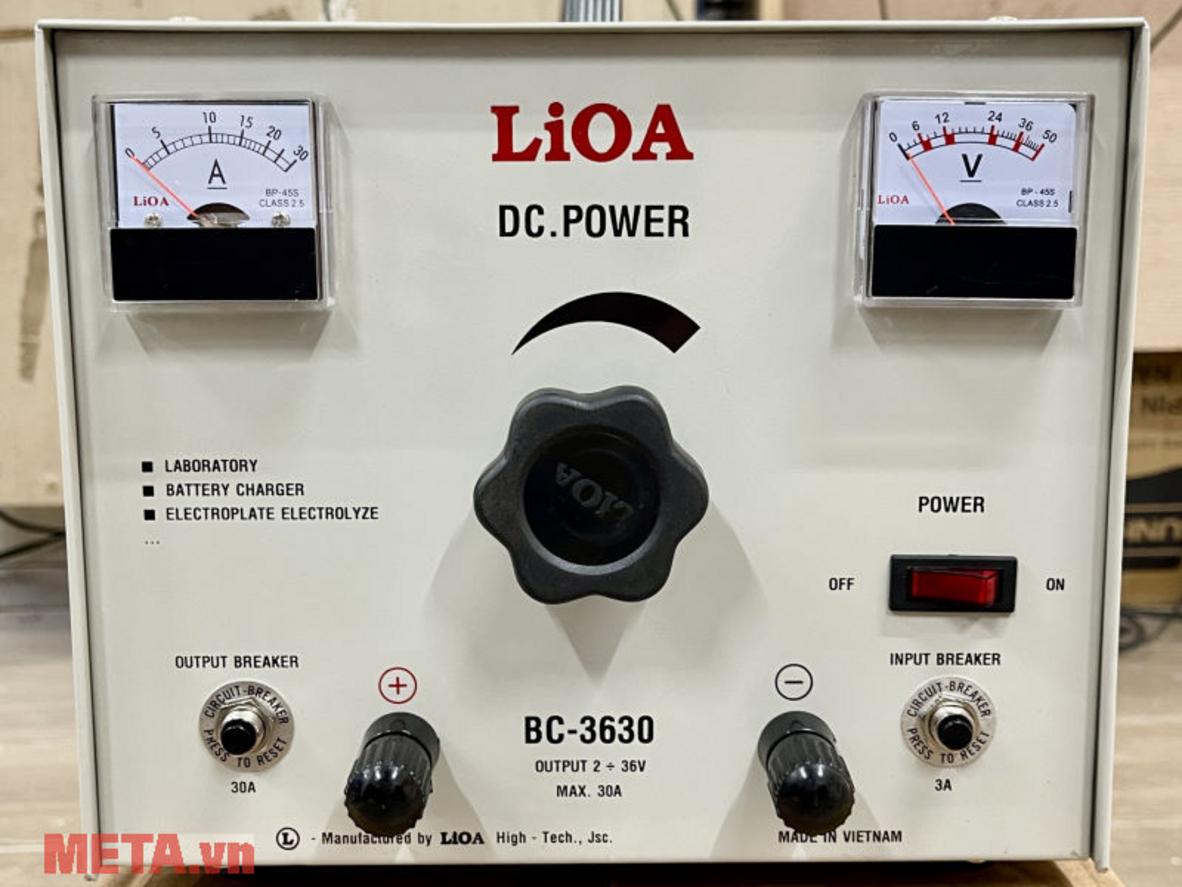 BC3630 hỗ trợ sạc nhiều mức điện áp từ 6V đến 36V.