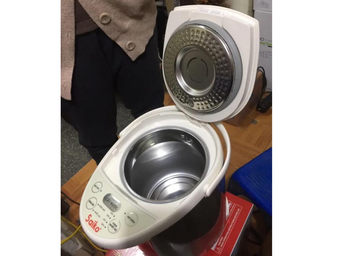Dung tích 5 lít giúp hạn chế phải đun nước nhiều lần trong ngày.