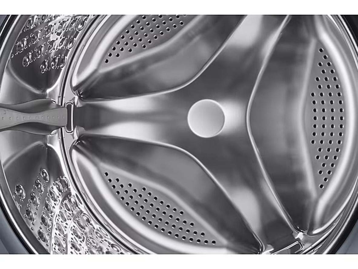AI Wash giúp máy tự nhận diện mẻ giặt để tối ưu nước, nước giặt xả và thời gian.
