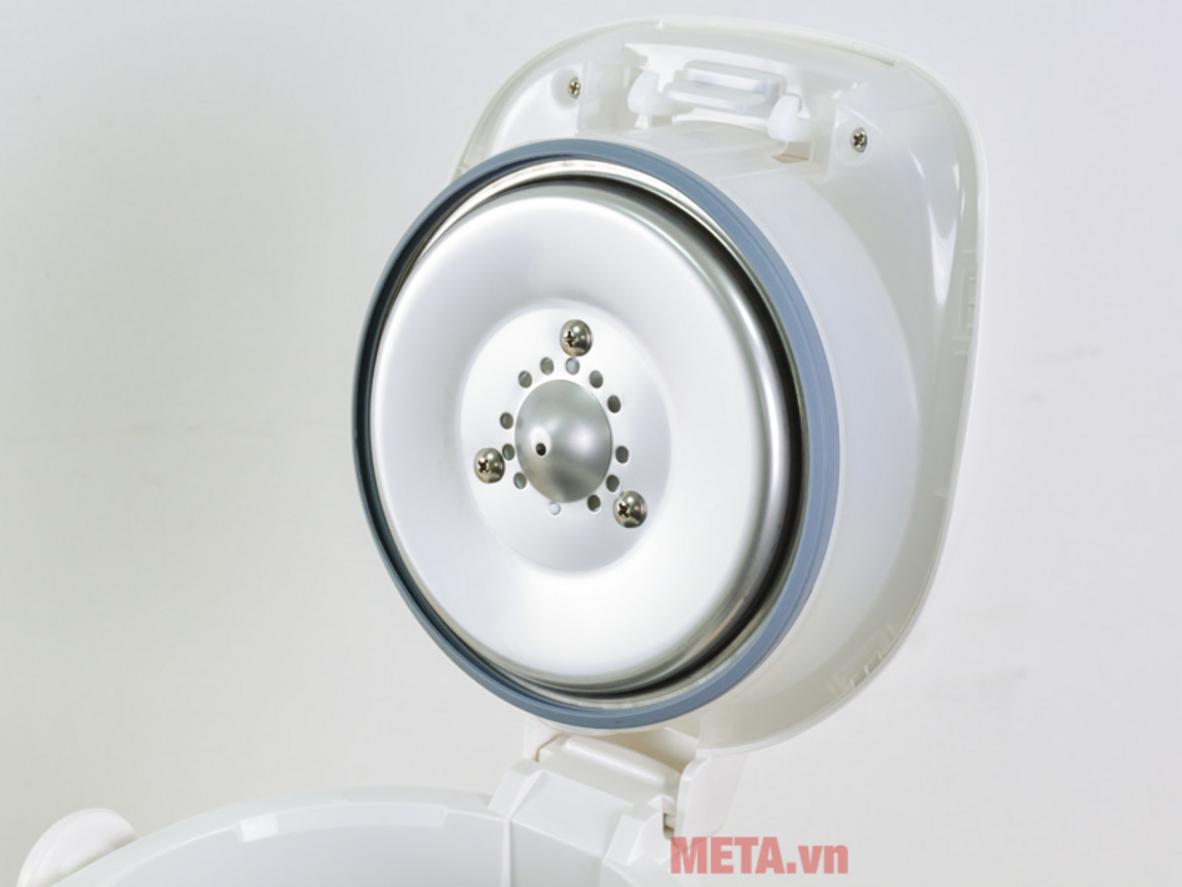Ruột thép không gỉ tăng độ bền và giúp vệ sinh thuận tiện hơn.