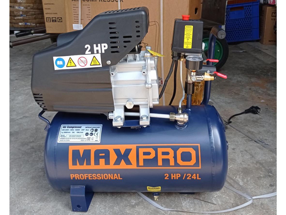 Công suất 2HP phù hợp cho gia đình, gara nhỏ và xưởng mini.