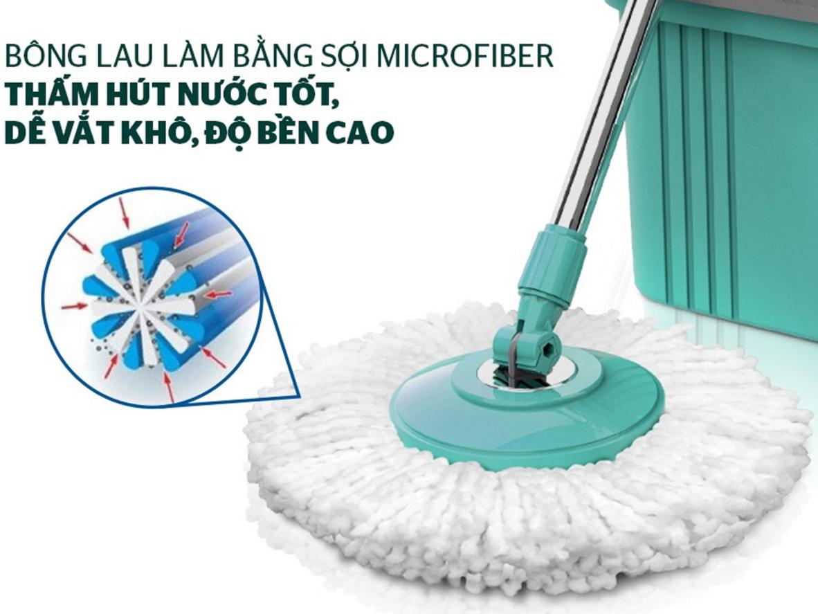 Cơ chế xoay 360 độ giúp tiếp cận góc khuất và khu vực hẹp dễ hơn.