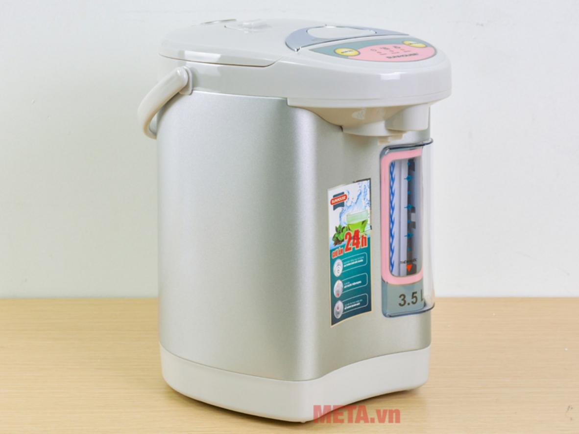 Ruột Inox SUS304 hỗ trợ an toàn hơn khi dùng nước nóng thường xuyên và dễ vệ sinh.
