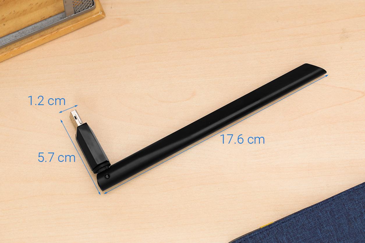 Chuẩn AC600 cho tổng tốc độ lý thuyết 600Mbps trên hai băng tần.