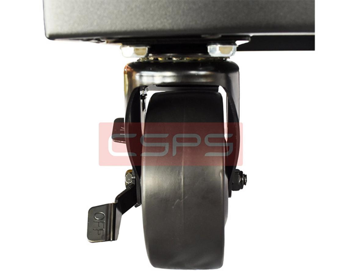 Tải trọng 680kg giúp bộ bánh xe CSPS đáp ứng tốt thiết bị nặng trong xưởng.