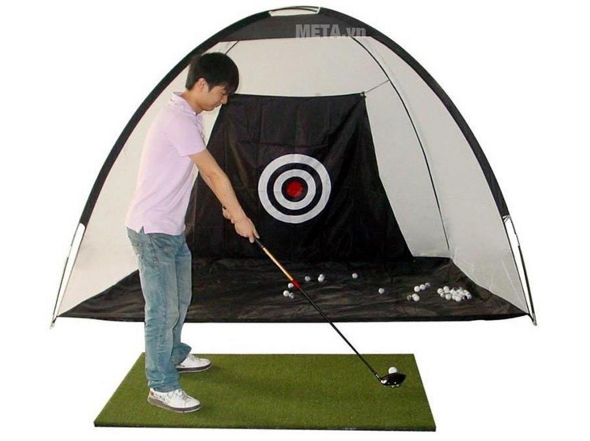 Tâm mục tiêu vải hỗ trợ căn hướng bóng và tập độ chính xác.