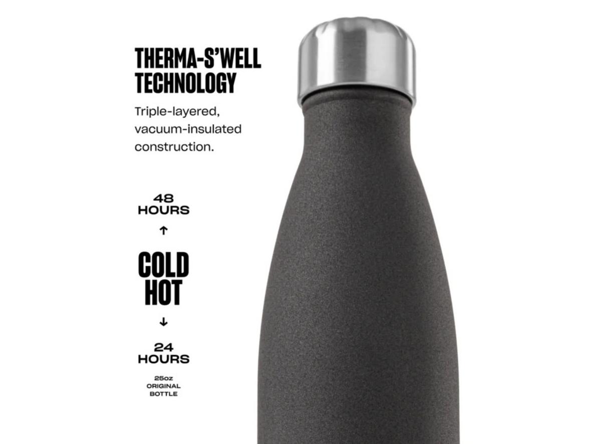 Công nghệ Therma-S'well® giúp giữ nóng lạnh vượt trội.